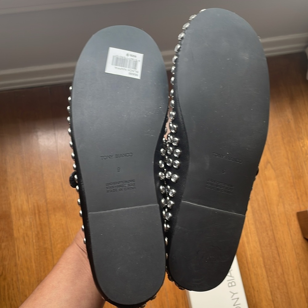 Tony Bianco Miami Flat in Black Nappa - Picture 6 of 6